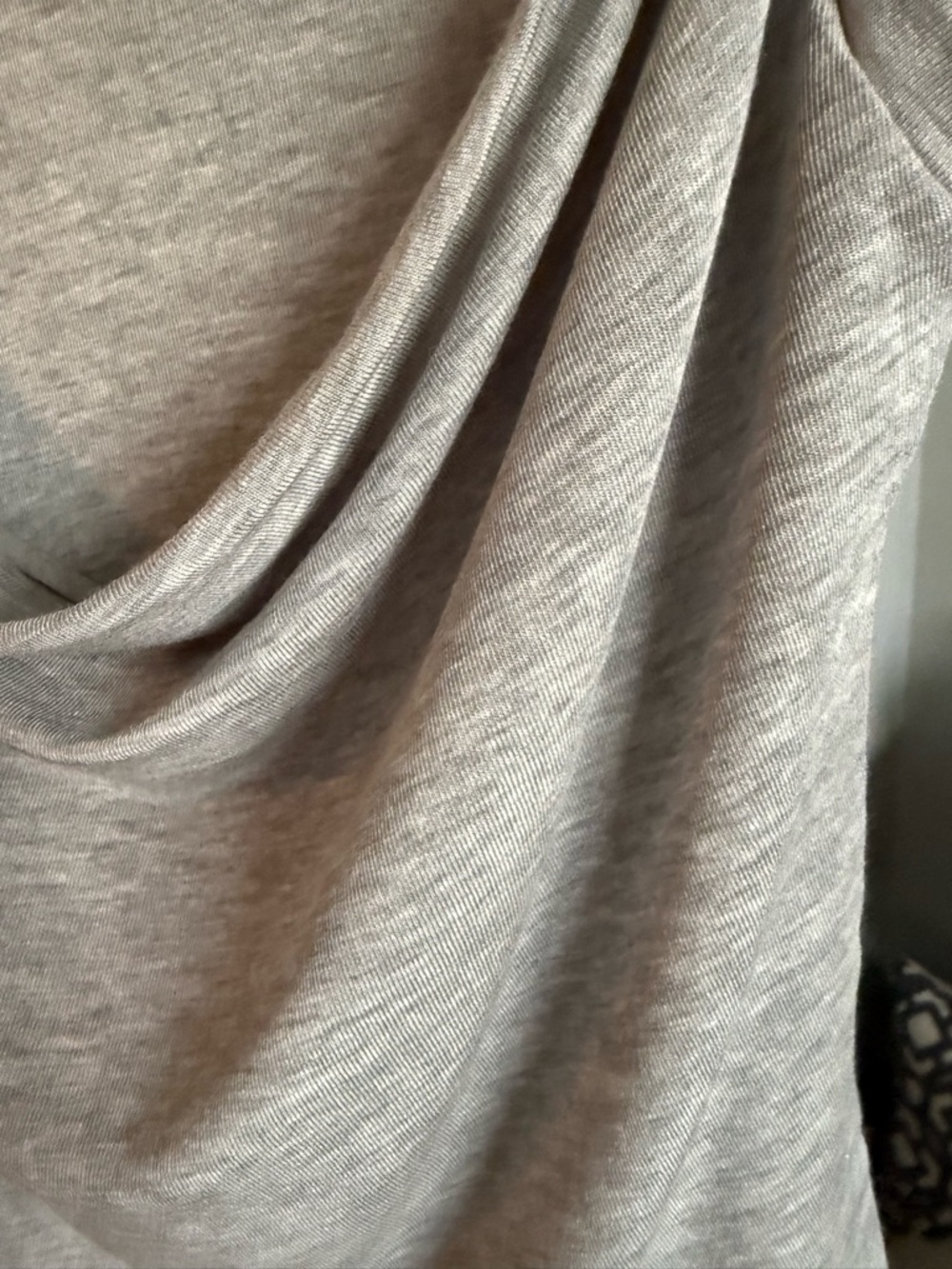 NWT Banana Republic Gray Draped Sleeveless Top - Picture 3 of 10